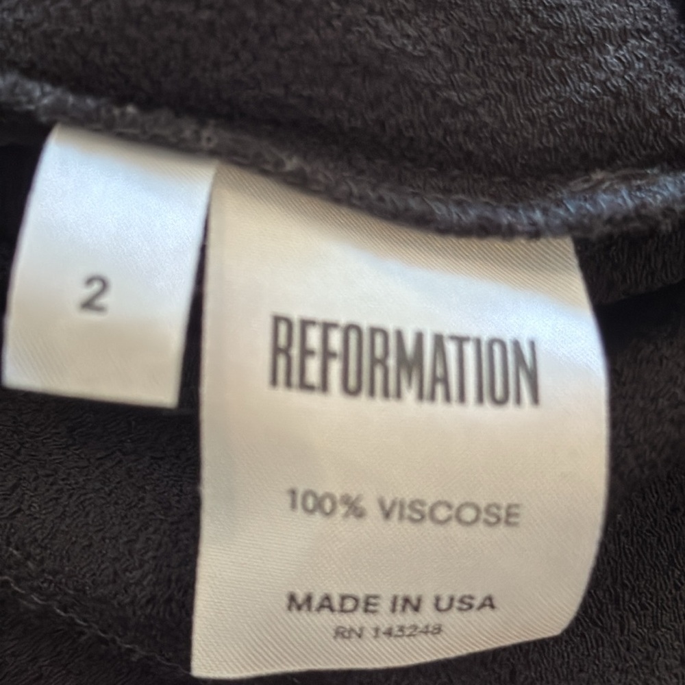 Reformation Square Neckline Adjustable Spaghetti … - image 10